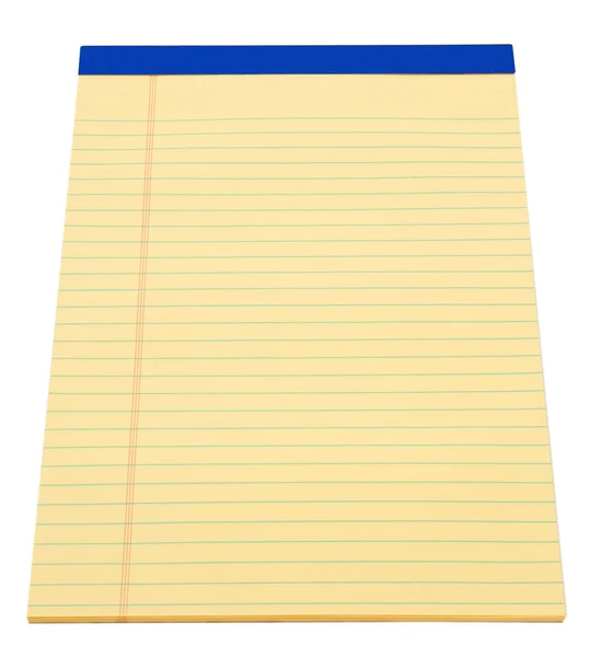 Sarı not defteri — Stok fotoğraf