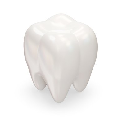 Health Tooth on white background clipart