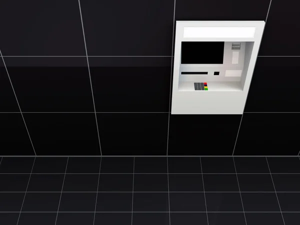 Machine ATM dans le mur — Photo