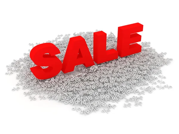 Big Sale Concept on white background — Stock Photo, Image