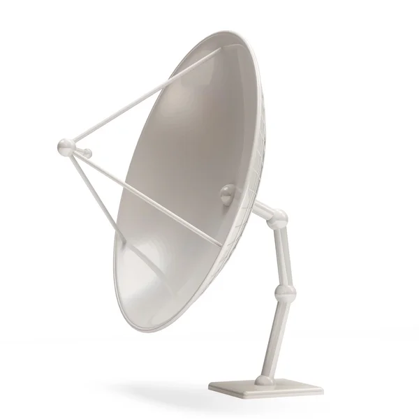 Dish Antenna isolated on white background — Stock Photo, Image