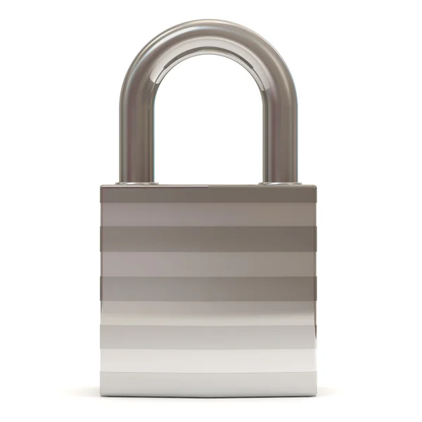 Metal Lock isolated on white background — Stock Photo, Image