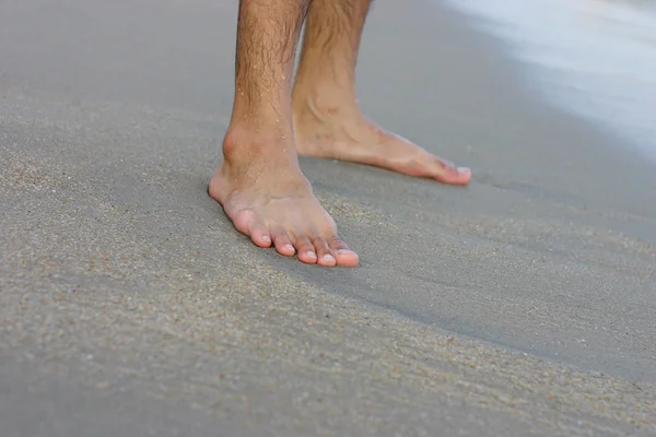 stock image Feet on a Sand