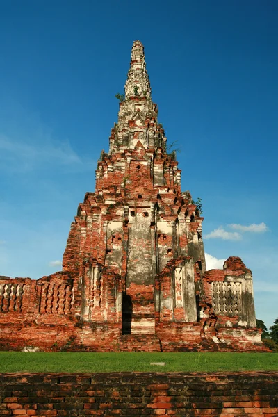 Eski pagoda ayutthaya içinde — Stok fotoğraf