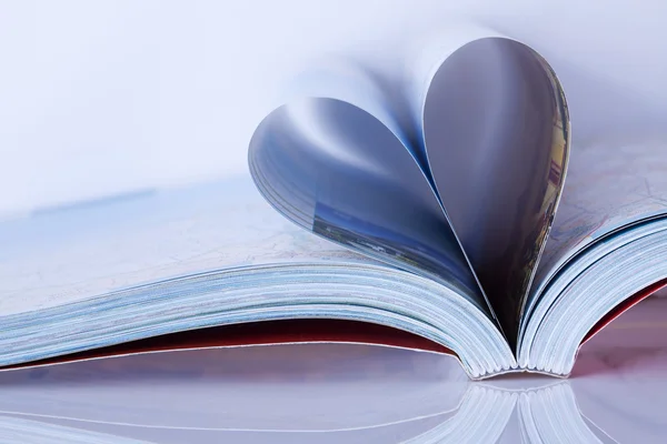 Book with the heart — Stock Photo, Image
