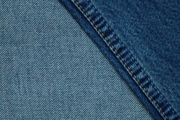O tecido de calça azul — Fotografia de Stock