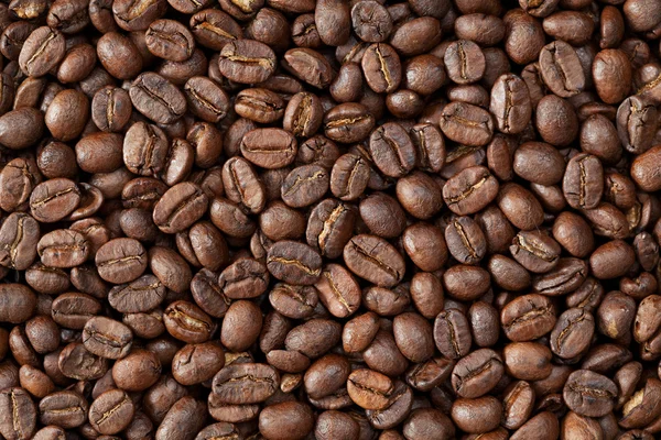 Kávová zrna pozadí — Stock fotografie