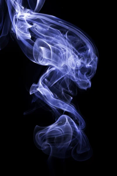黒の上の煙します。 — ストック写真