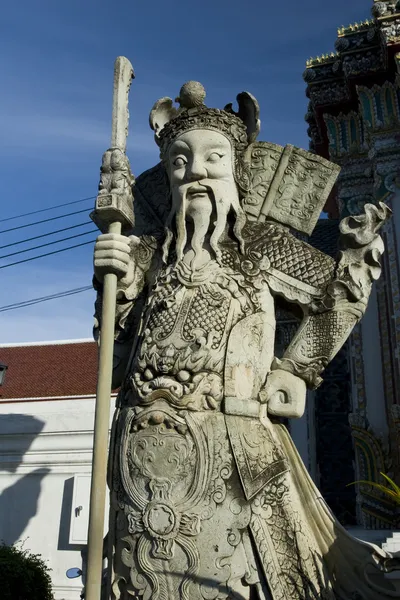 Stone statue of Farang Guard — Stock Photo, Image