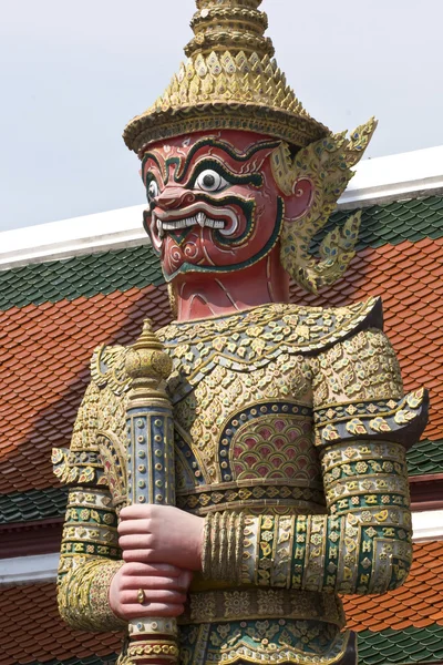 Statue custodi al Grand Palace, Bangkok — Foto Stock