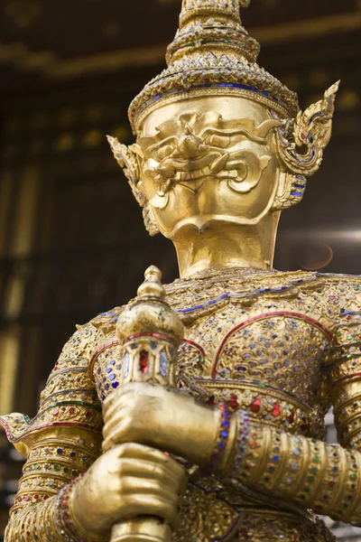 Statue custodi al Grand Palace, Bangkok — Foto Stock