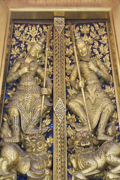 Details of Door at Wat Phra Kaew — Stock Photo, Image
