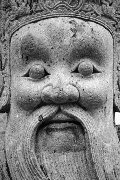 Estatua de guardia del templo en Tailandia — Foto de Stock