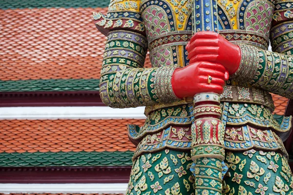 Reuzenboeddha in grand paleis, bangkok — Stockfoto