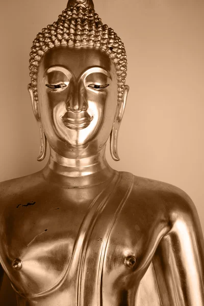 Χρυσές Βούδα σε wat pho — Φωτογραφία Αρχείου