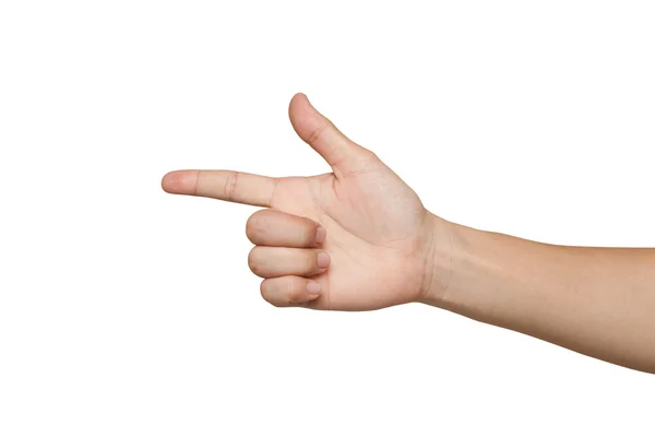 Hand with finger up — Stock Photo, Image