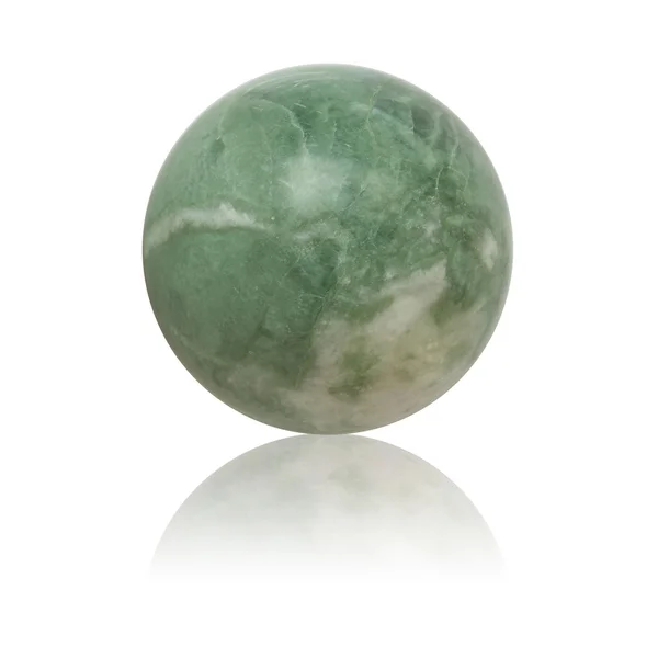 Yeşil nephrite topu — Stockfoto