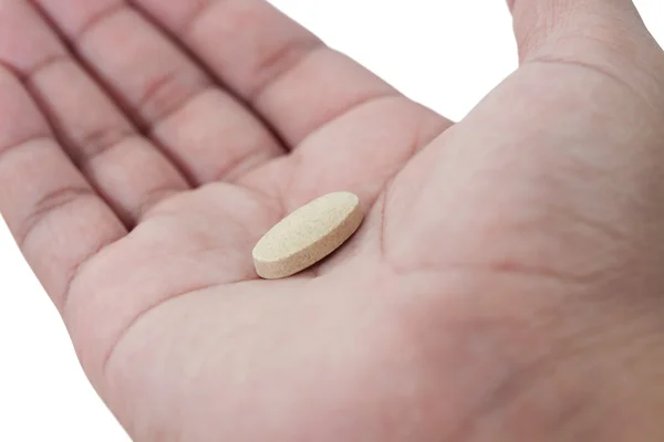 Pille in der Hand — Stockfoto