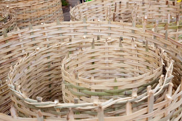 Bambusz fonott művészete — Stock Fotó