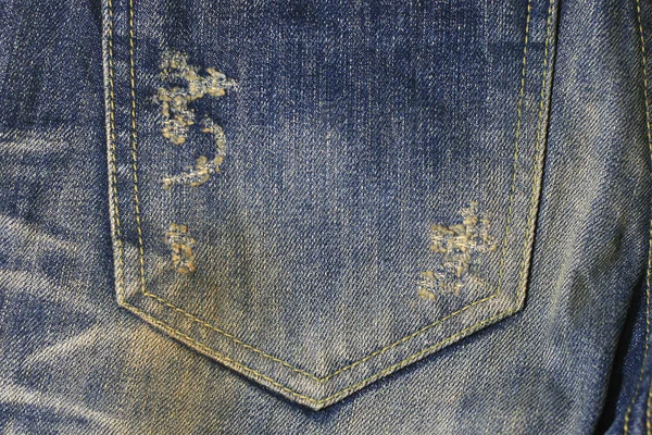 stock image Closeup shot of jeans pocket