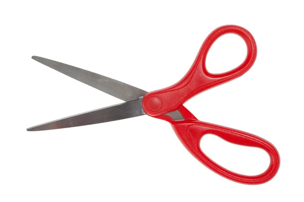 stock image Red handled scissors