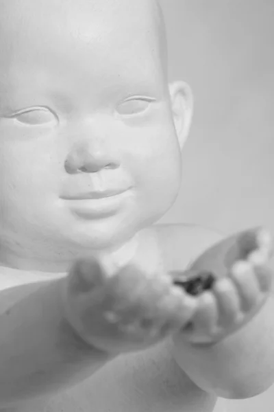 Stock image White statue of baby