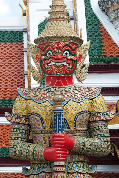 Giant Budda w grand palace, bangkok — Zdjęcie stockowe