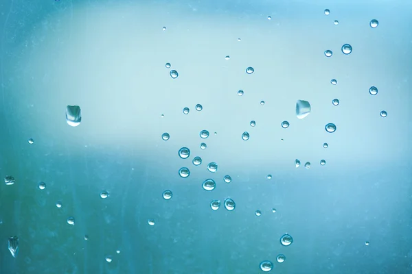 Tetesan air di kaca — Stok Foto