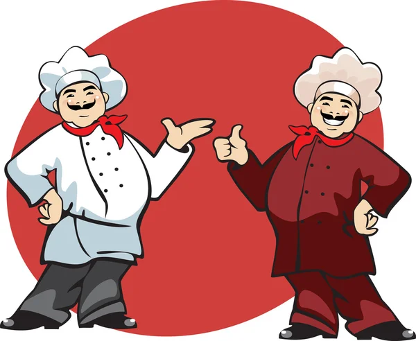 厨师卡通 — 图库矢量图片