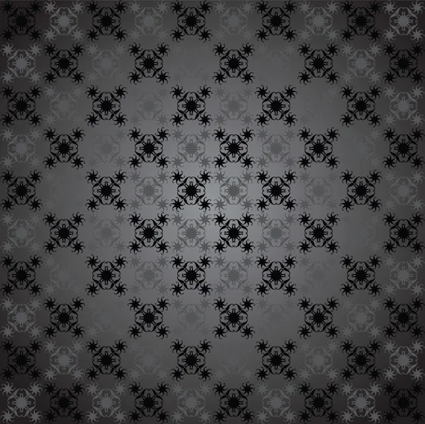 Wallpaper black pattern — Stock Vector