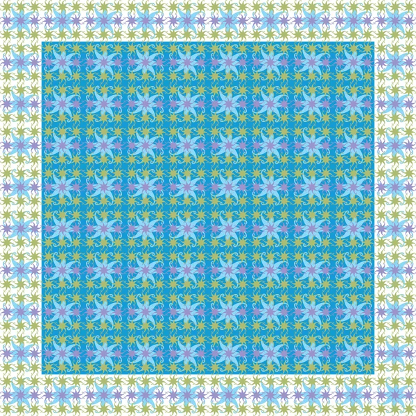 Modèle turquoise — Image vectorielle