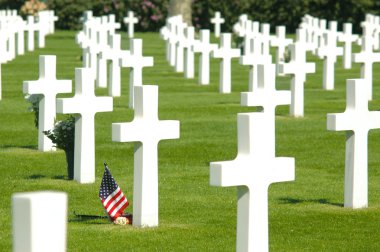 American military cemetery clipart
