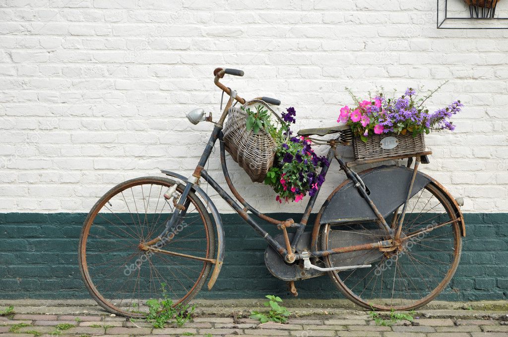 Flowered bike
