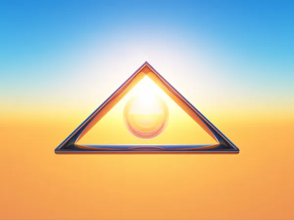 Трикутник — стокове фото