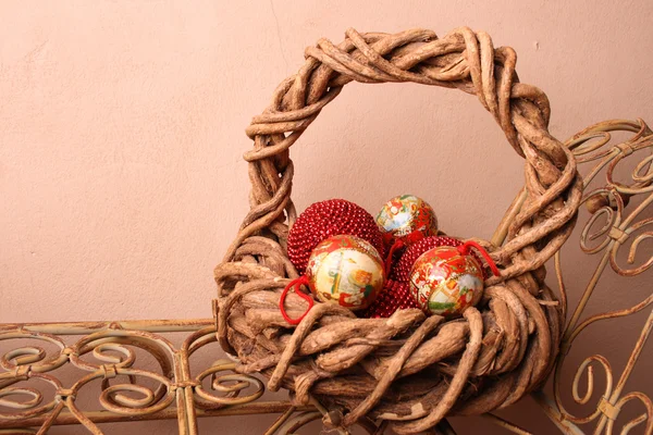 Christmas Basket — Stock Photo, Image