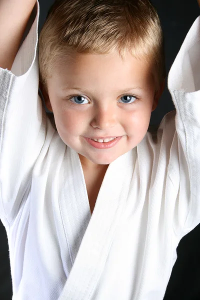 Karate çocuk — Stok fotoğraf
