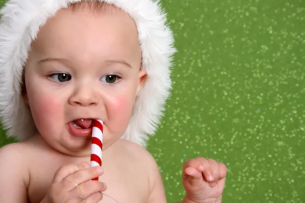 Christmas Baby Stock Picture