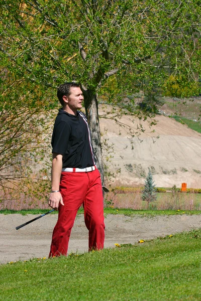 stock image Male golfer