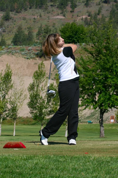 Female Golfer — Stock Photo, Image