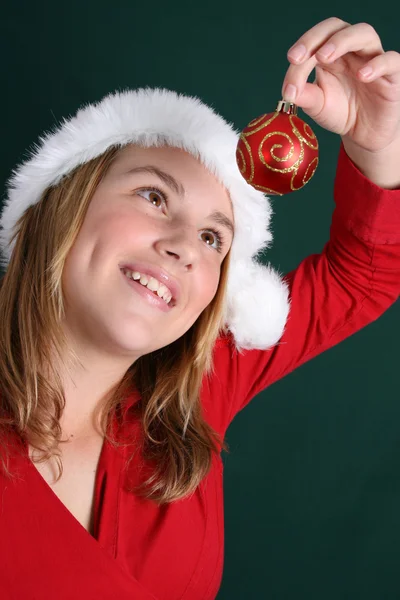 Weihnachtsmädchen — Stockfoto