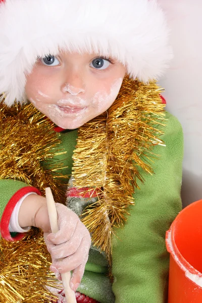 크리스마스 쿠키 굽기 — 스톡 사진