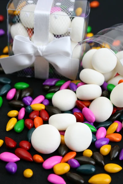 Caja de PVC con dulces —  Fotos de Stock
