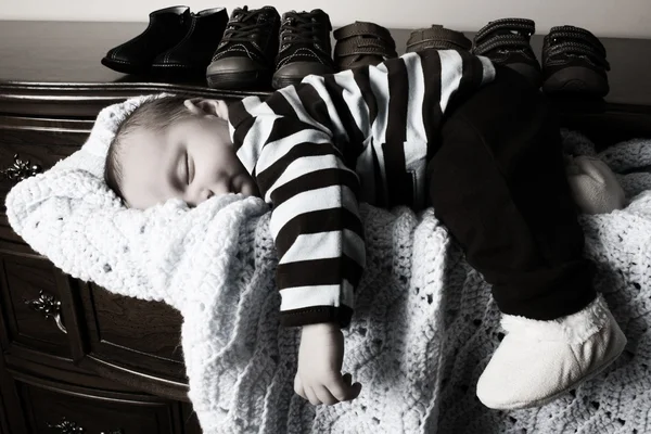 Bambino addormentato — Foto Stock