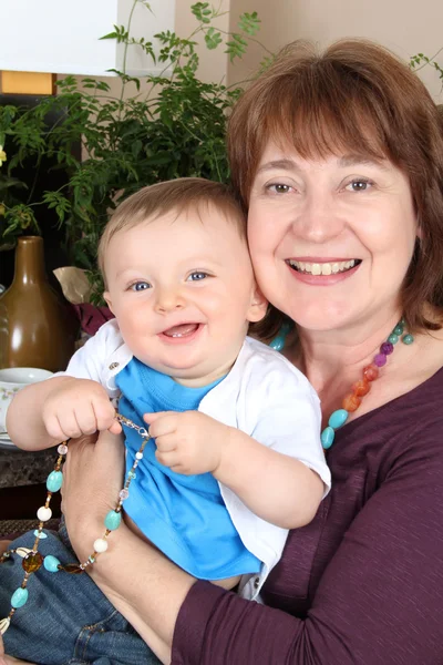 Grandmother and grandson — Stock Photo, Image