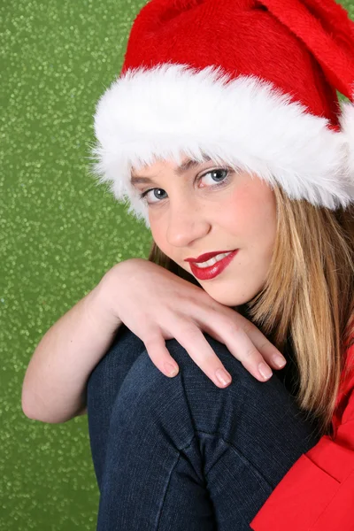 Kerstmis tiener — Stockfoto