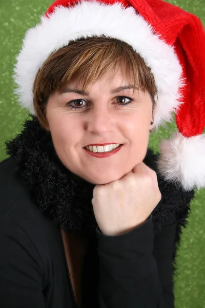 Christmas Lady — Stock Photo, Image