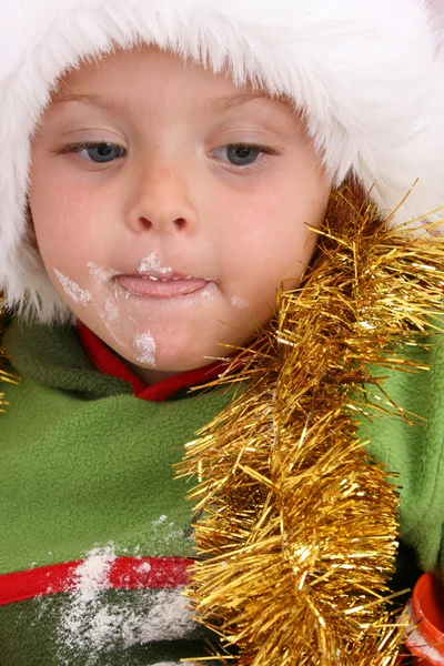 Weihnachtsplätzchen backen — Stockfoto