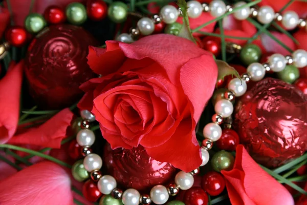 Valentines Day Pearls — Stock Photo, Image