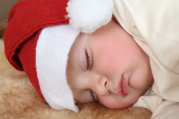 眠そうなクリスマス — ストック写真