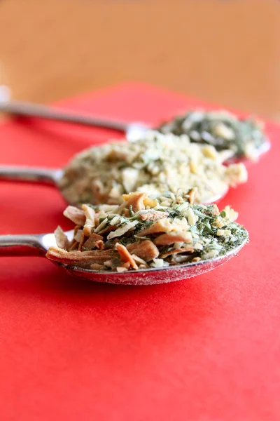 stock image Herbal spoons